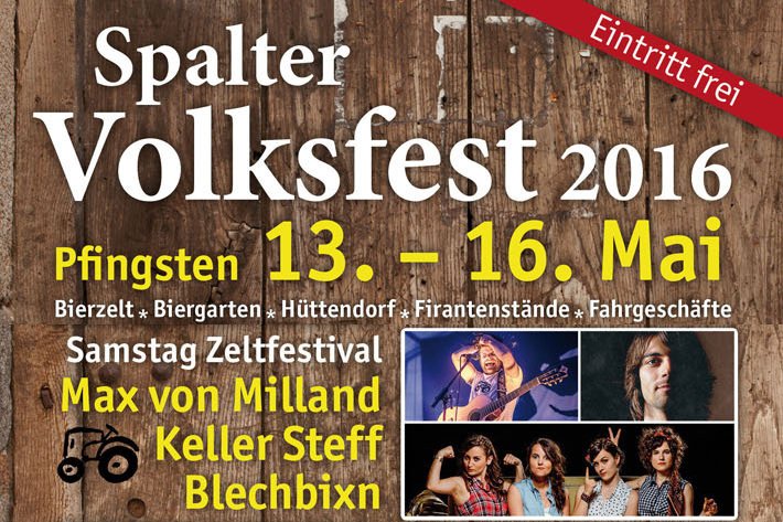 Spalter Volksfest vom 13. bis 16. Mai